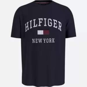 Tommy Hilfiger Mens Modern Varsity T-Shirt - Desert Sky - XXL