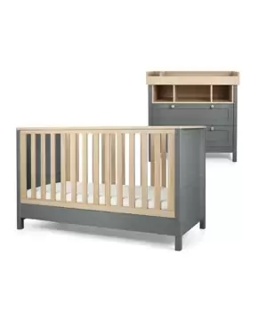 Mamas & Papas Grey & Natural Harwell 2 Piece Room Set