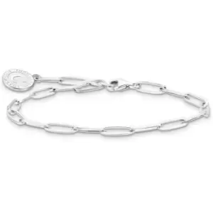 Thomas Sabo Silver Paperclip Style Link Charmista Bracelet - Silver