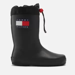 Tommy Hilfiger Kids Rubber and Nylon Wellington Boots - UK 12.5 Kids