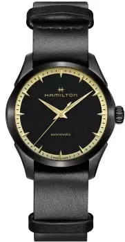 Hamilton Watch Jazzmaster Auto Black & Gold