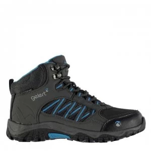 Gelert Horizon Mid Waterproof Walking Boots Juniors - Charcoal/Blue