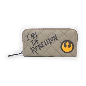 Star Wars - Classic I Am The Rebellion Unisex Purse Wallet - Tan