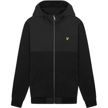 Lyle and Scott Softshell Zip Hoodie - Black