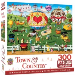 Masterpieces Puzzle Town & Country Flights of Fancy Ez Grip Puzzle 300 Piece Jigsaw Puzzle