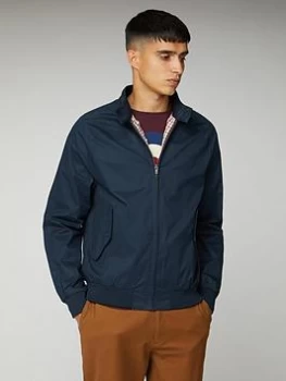 Ben Sherman Harrington Jacket - Navy, Size L, Men