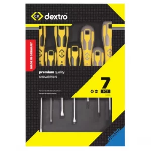 CK Tools T49162D Dextro Screwdriver Slotted & PH Set Of 7