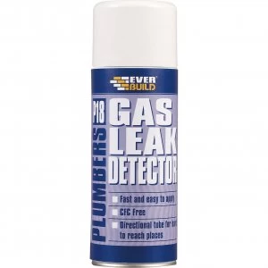 Everbuild P18 Plumbers Gas Leak Detector Spray 400ml