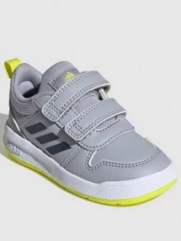 adidas Infant's Tensaur Trainers - Silver, Size 3