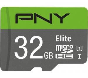 PNY Elite 32GB Micro SDHC Memory Card