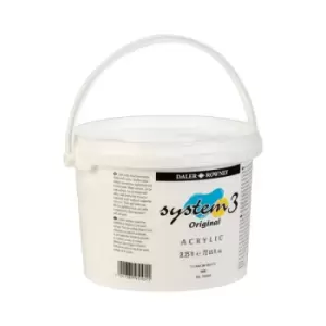 Daler Rowney System 3 Acrylic Paint Titanium White 2.25L