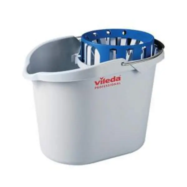 Vileda Supermop Bucket With Funnel Wringer 10 Litre Blue - 0907045 EXR22812CP