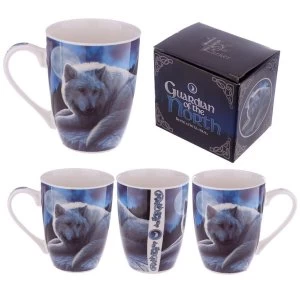 Fantasy Wolf Guardian New Bone China Mug