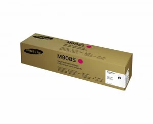 Samsung CLT M808S Magenta Laser Toner Ink Cartridge magenta