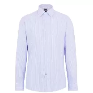 Boss C-Hank Soft Cotton Shirt - Blue