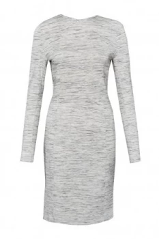 French Connection Lula Stretch Bodycon Dress Grey