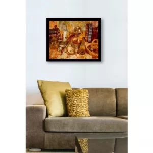 SC0911 Multicolor Decorative Framed MDF Painting