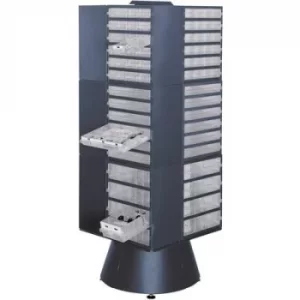 raaco Serie 250 Drawer box tower spinner No. of compartments: 12