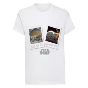 Star Wars: The Mandalorian Boys First Trip Out The Child T-Shirt (12-13 Years) (White)