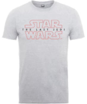 Star Wars The Last Jedi Mens Grey T-Shirt - XL