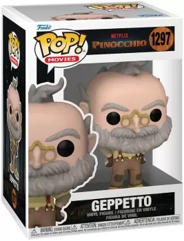 Pinocchio Geppetto vinyl figurine no. 1297 Funko Pop! multicolor