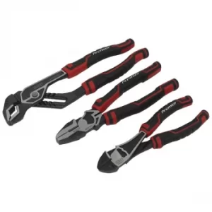 Sealey AK8377 Pliers Set High Leverage 3pc