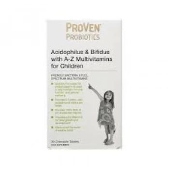 Proven Lactobacillus & Bifidus A-Z Multivits Child Tablets - 30s