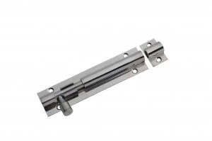 Wickes Barrel Bolt - Chrome 102mm