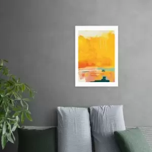 East End Prints Paysage June Print Yellow