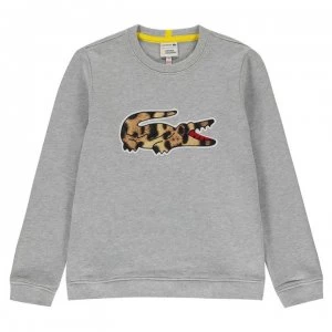 Lacoste Geo Croc Sweatshirt - Grey 6UI