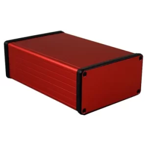 Hammond 1455N1601RD Extruded Aluminium Enclosure 160 x 103 x 53mm Red