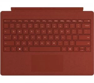 Surface Pro Typecover - Alcantara Poppy Red