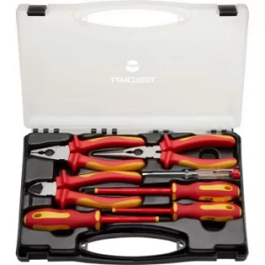 Toolcraft TO-5005137 Electricians VDE Tool Set in Case 7pc