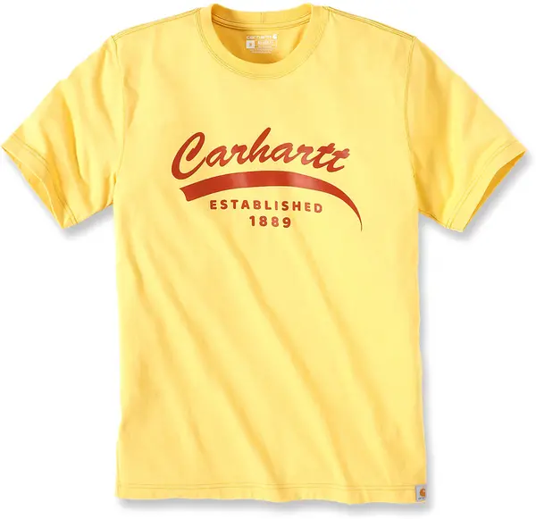 Carhartt Relaxed Fit Heavyweight Graphic T-Shirt, yellow, Size S