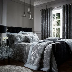 Crushed Velvet Duvet Set