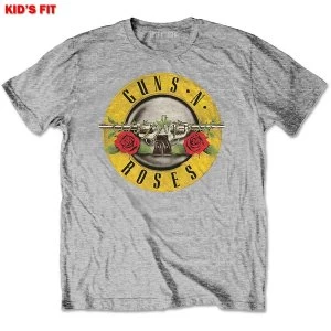 Guns N' Roses - Classic Logo Kids 5 - 6 Years T-Shirt - Grey