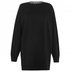 DKNY Downtown Long Sleeve Tunic - BLACK-001