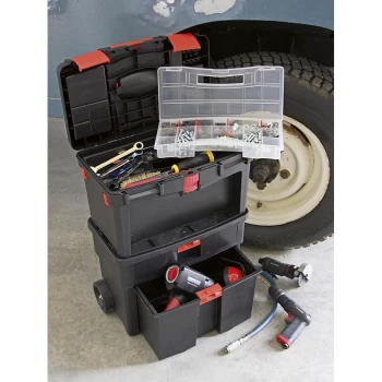 SEALEY AP850 Mobile Tool Chest with Tote Tray & Removable Assortment Box