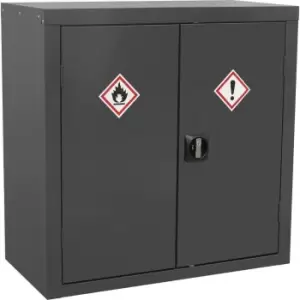 CoSHH Substance Cabinet - 900 x 460 x 900mm - Two Doors - 2-Point Key Lock