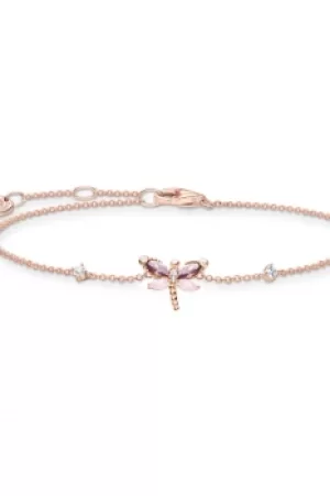 Thomas Sabo Charm Club Charming Garden Rose Gold Bracelet A2025-321-7-L19V