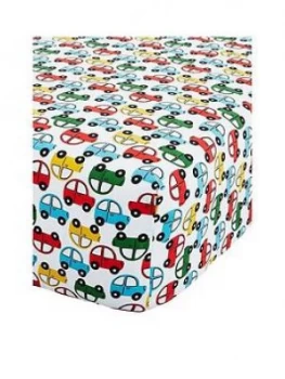 Catherine Lansfield Transport Junior Fitted Sheet, Multi