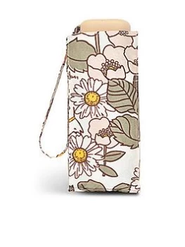 Radley Tiny 60S Floral Responsible Umbrella - Chalk