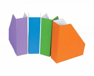 Fellowes Bankers Box Magazine File A4 Pack of 4 Assorted Assorted