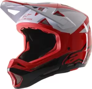 Alpinestars Missile Pro Cosmos Downhill Helmet, white-red Size M white-red, Size M