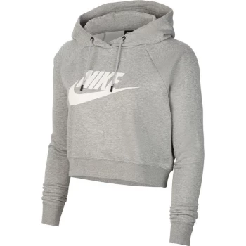 Nike Cropped Hoodie Womens - Grey