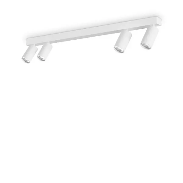 Profilo 4 Light Ceiling Spotlight Bar White