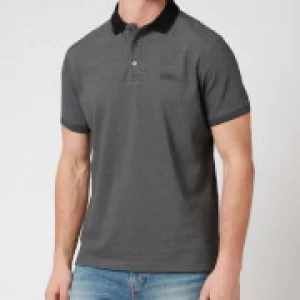 Barbour International Mens Contrast Polo Shirt - Black - M