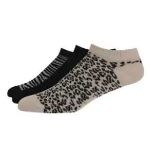 DKNY Elva Liner 3 Pack of Socks Womens - Black