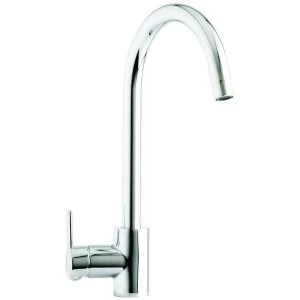 Wickes Elera Single Lever Kitchen Mixer Sink Tap Chrome