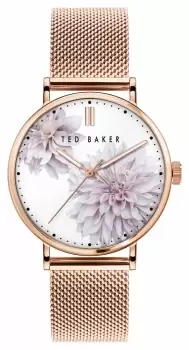 Ted Baker BKPPHF010 Womens Phylipa Peonia Rose Gold Watch